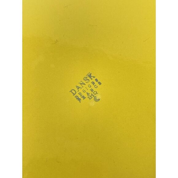 Dansk Vintage Kobenstyle IHQ Yellow Sungold Enamel Baker Casserole France 11x8” - Picture 6 of 9